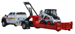 Switch-N-Go Detachable Truck Body Towing Trailer with Backhoe